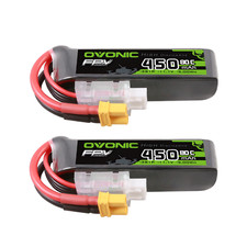2X OVONIC 14.8V 80C 4S 450mAh