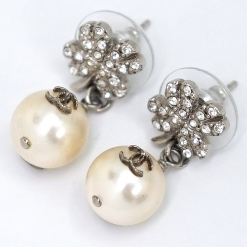 Chanel logos rhinestone - chanel, cc