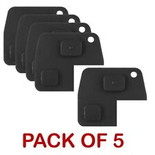 5 x 2 Button Rubber Pad Key Fob for Toyota Avensis Corolla Prius Rav4 Yaris 43