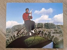 Nick Faldo Signed 10x8 Open