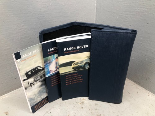 Range rover handbook manual - range,
