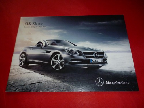 2012 mercedes r172 slk class - 2012,