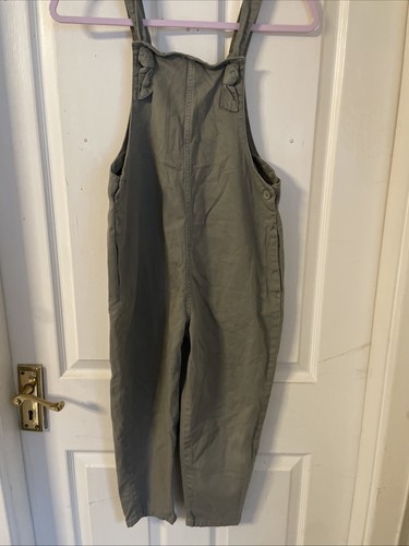 Next preloved green dungarees - next,