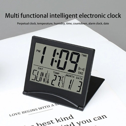 Foldable lcd travel - lcd, alarm