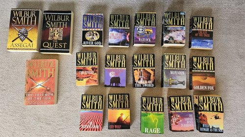 Wilbur smith paperbacks - smith, bundle