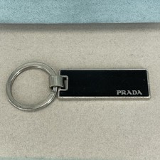 Prada keyring Black Enamel