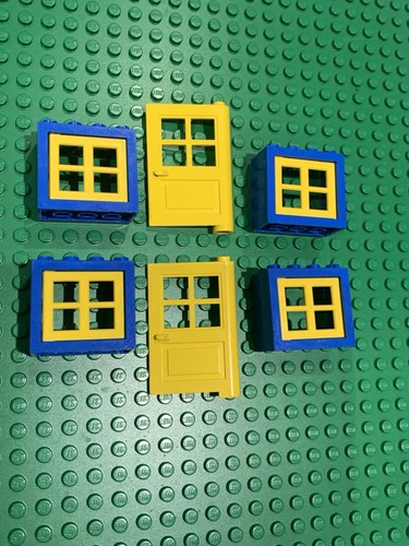 Lego windows door - set, 4