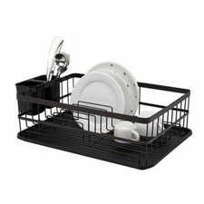 Dish Drainer Black Flat Iron