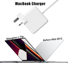 60W Charger for MacBook Pro 13" A1278 A1181 A1184 A1344 Magsafe 1 L-Tip Adapter