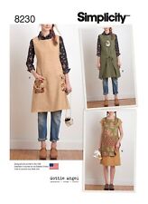 SIMPLICITY 8230 APRON DRESS & TABARD Misses Sewing Pattern Sizes XS-XL 6-24