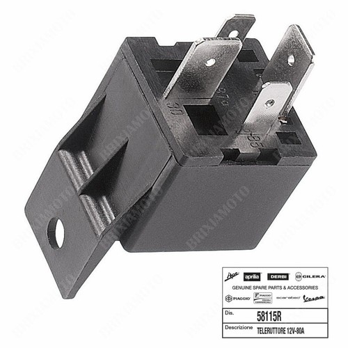 Starter relay 12v 80a - relay, 58115r