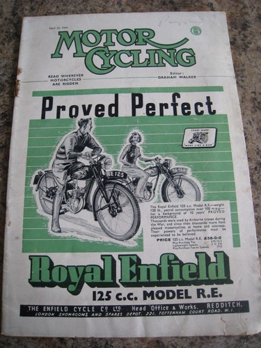 The motorcycle may 1949 - 1949, royal