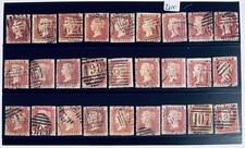 Sg43. 1d Penny Red Stamps x27