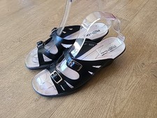 ROHDE BLACK LEATHER STRAPPY