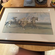 Large mounted framed print - framed,