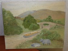 OIL  PAINTING ON BOARD