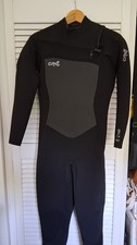 O'Neill Epic Women's Wetsuit 5/4mm Chest Zip Full Length Surfing Black New
