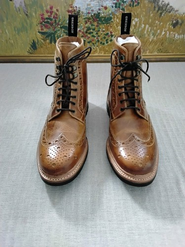 Grenson dark tan handmade - dark,