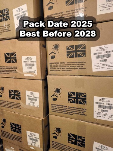 Mre british full - 10, packs