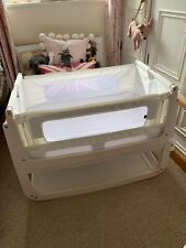 Snuzpod 4 Baby Bedside Crib Rose White