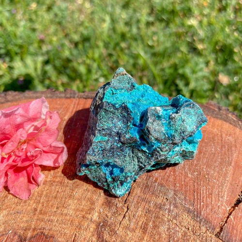 Rough chrysocolla stone - stone, /