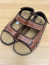 Mantaray Double Strap Leather Walking Sandals Caspian Sport Size 8 EUR 42