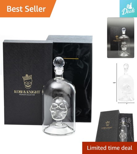 Deluxe skull liquor decanter - liquor,