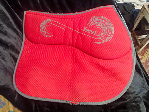Equitex red horse saddle - equitex,