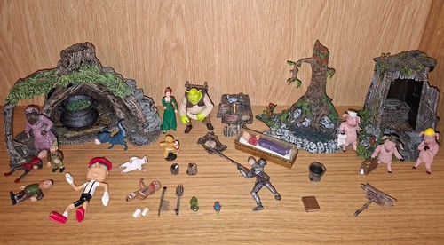 Mcfarlane shrek figure - shrek, pigs