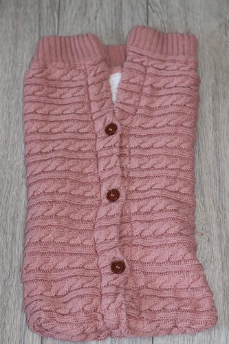 Pink cable knit - cable, baby