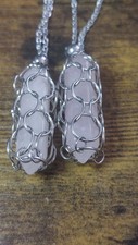 Natural rose quartz bullet - natural,
