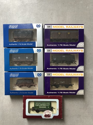Boxed dapol vans wagons - dapol,