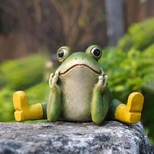 Garden frog ornament - garden,