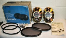 SONY 3-Way 6"X9" 4 Ohm Car Speakers XS-6930mk2 Made In Japan 1991 NEW IN BOX