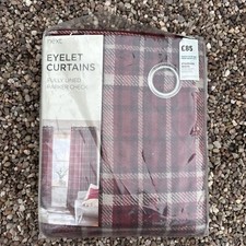 New Pair Next Red Grey Checked