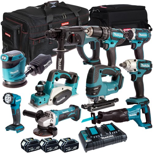 Makita 18v lxt piece - 10, combo