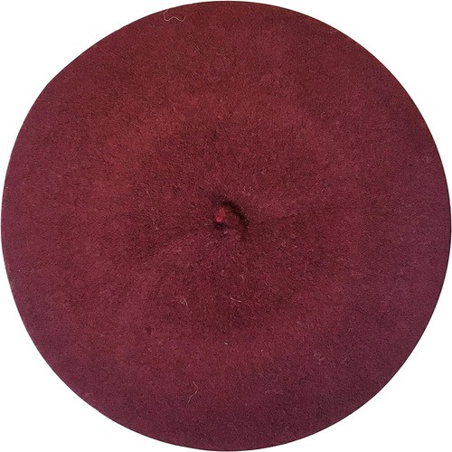 Plain beret hat - plain, autumn