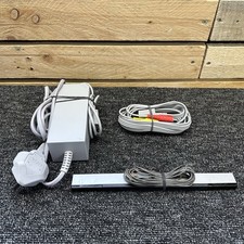 Nintendo Wii Cables Complete Set Power AV & Sensor Bar Tested Working Replacment