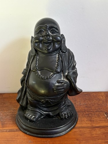 Resin buddha statue happy good - happy,