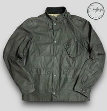 Barbour International Ouston Wax Jacket Men’s XL Black 