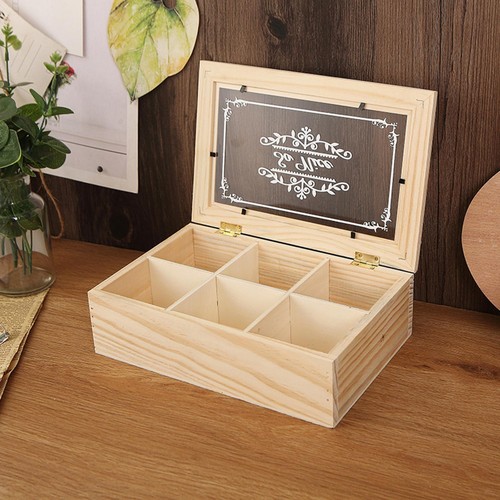 Wooden tea box - wooden,