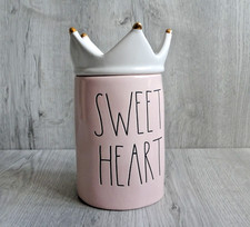 Rae Dunn Candle 374g Jelly Bean Scent Sweet Heart with Crown Lid