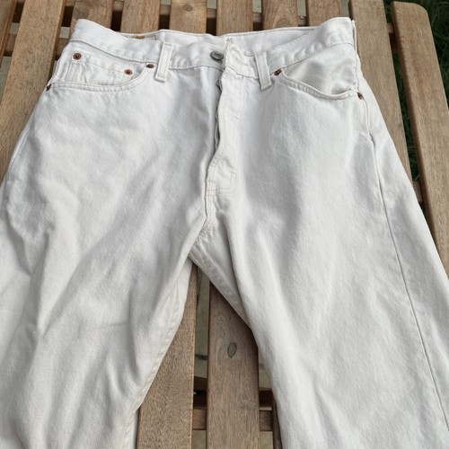 White levi 501 w30 l32 - white, levi’s