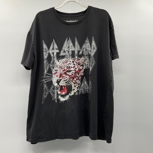 Def leppard shirt xxl black - def,