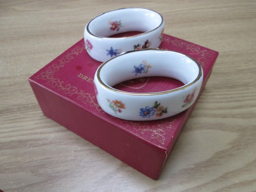 Napkin rings dresden china - rings,