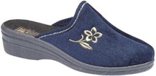 Ladies mule slipper velour - mule,