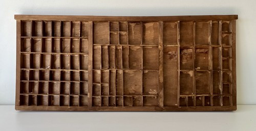 Vintage letterpress wooden - vintage,