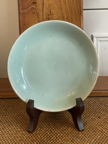 Chinese celadon porcelain dish - chinese,