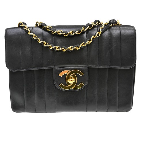 Chanel black lambskin - chanel,