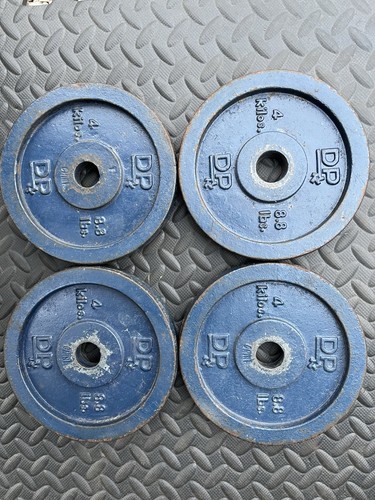 Iron weight plates kg x4 - 4,